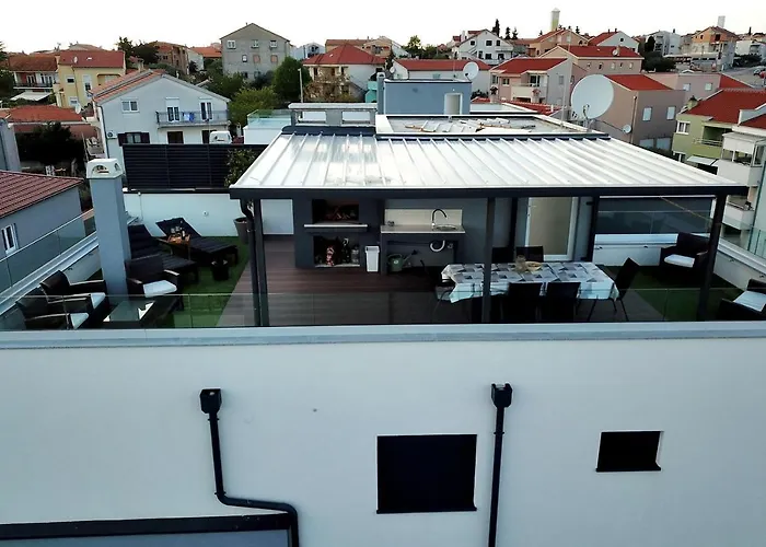 Esso Private Roof Terrace Lägenhet Zadar